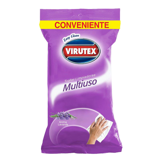 Toallas Multiuso aroma Lavanda 30 Unidades - Virutex