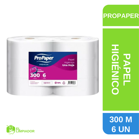 Papel Higiénico 6x300 Metros - Propaper