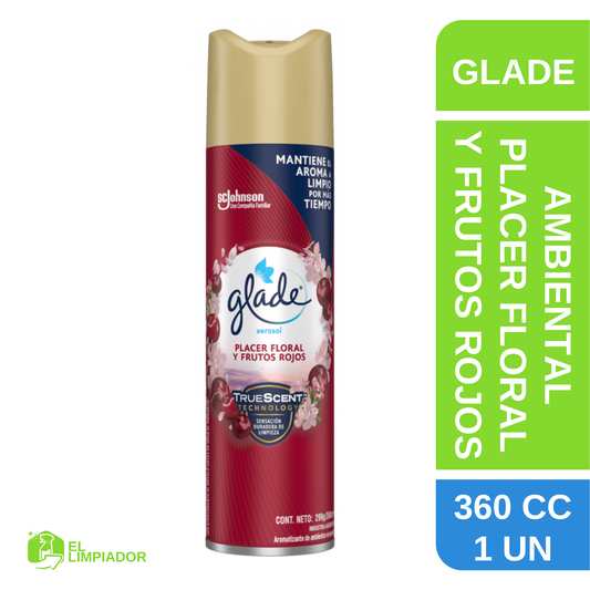 Desodorante Ambiental Placer Floral y Frutos Rojos 360CC - Glade