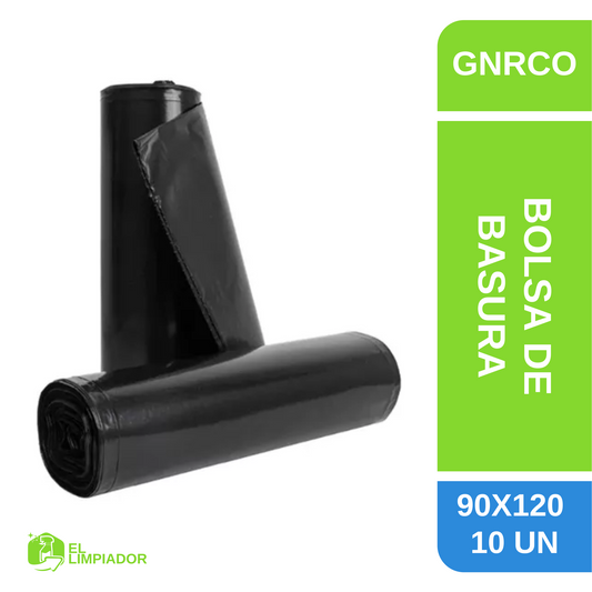 Bolsas de Basura Industrial 90x120cm - 150L Alta Resistencia - Pack 10 Unidades
